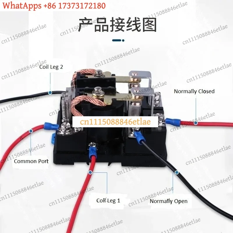 JQX-62F120A High Power Relay DC12V 24V 48V AC220V Silver Plated Contact Copper Coil Fireproof Shell Electrical Part