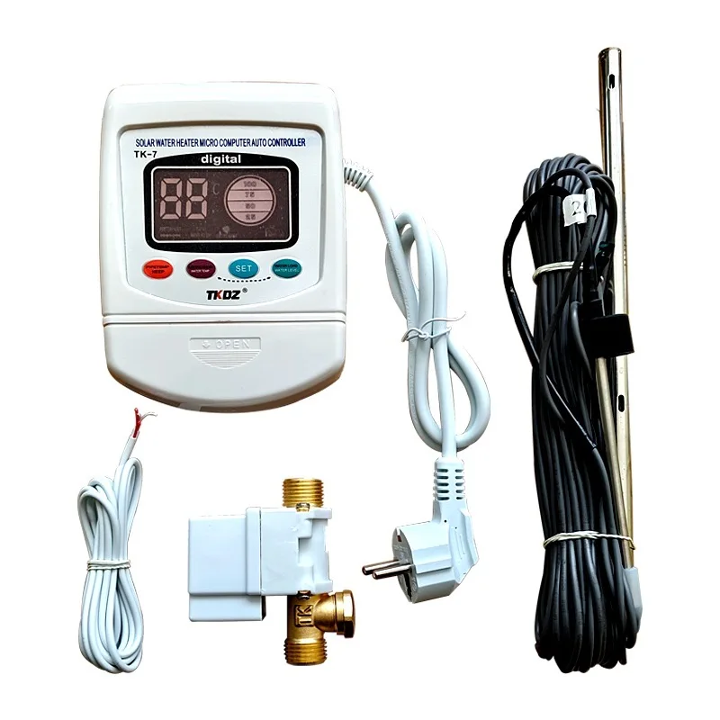 בקר טמפרטורת מים למכונת חימום מים סולארית 220VAC 110VAC 1500W TK-7 חימום אינטיליגנטי מיקרומחשב