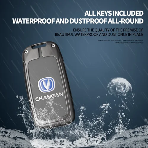 Imagen 2 del producto Para Changan CX70 CS55 EADO CX20 Alsvin CS15EV CS75 CS35 Plus CS15 CS95 RAETON funda para mando a distancia de coche protege el juego de soporte de carcasa