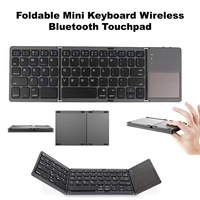 Mini folding keyboard Touchpad Bluetooth-compatible 3.0 Foldable Wireless Keypad for Windows,Android,ios Tablet ipad Phone