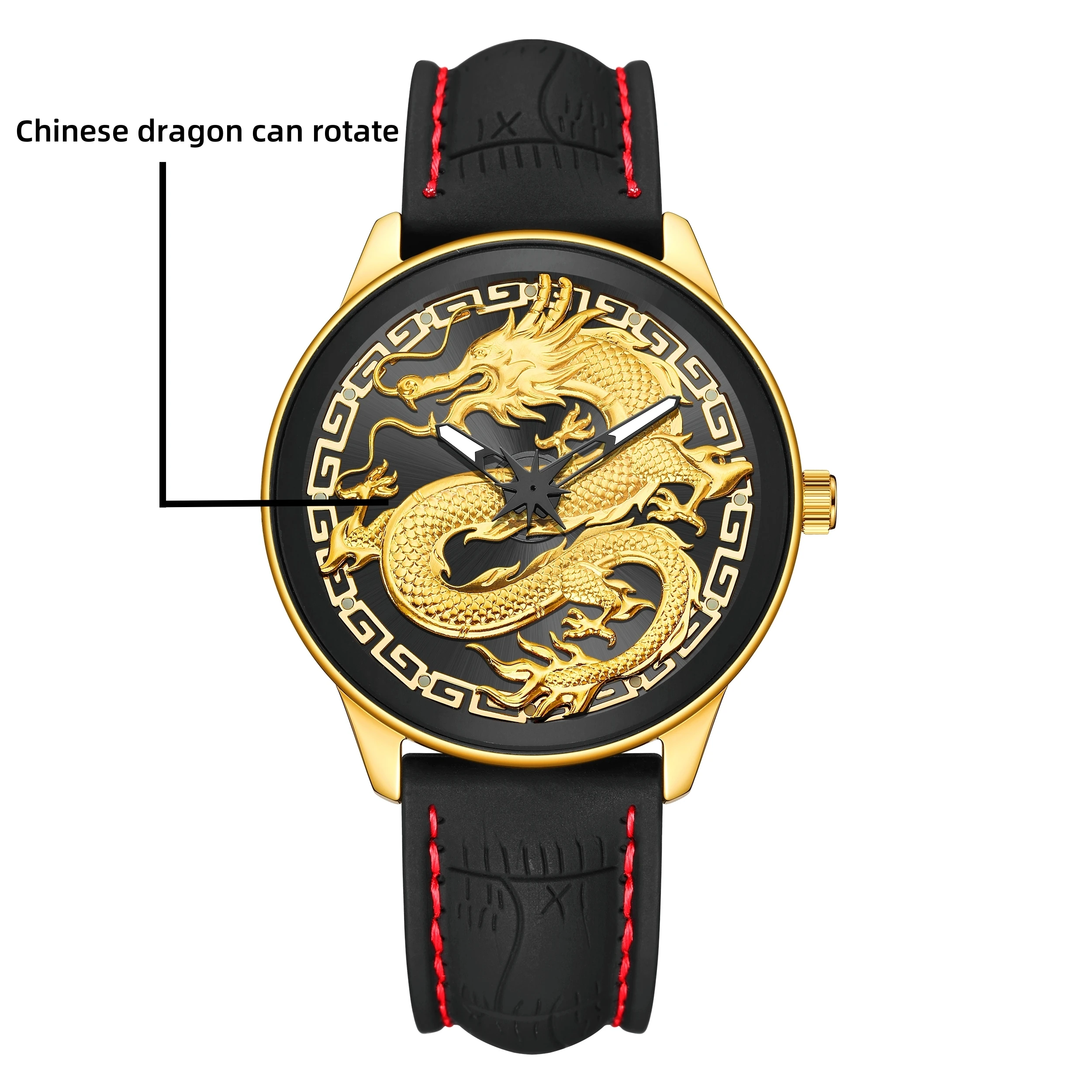 Men Wristwatch Quartz Military Sport Original Male Clock Top Brand Luxury Chinese Dragon Watch Gift 2024