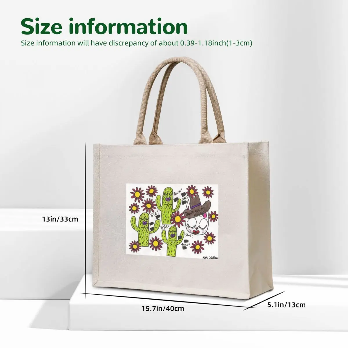 No me dice howdy Tote Bag Bolso de lona bolso de mano Bolso de lona para mujer Hombro de lona