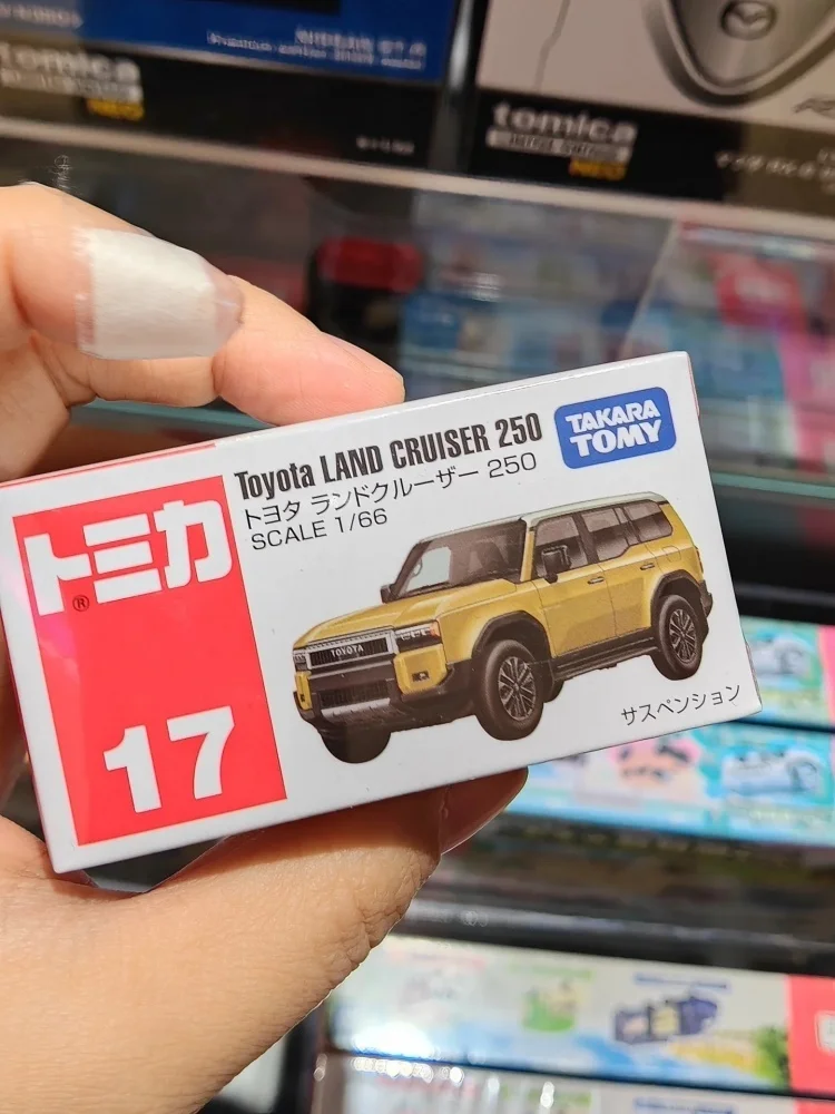 Takara Tomy Tomica Nr 17 Toyota Land Cruiser 250 Auto Legering Speelgoed Motorvoertuig Diecast Metaal Model Kinderen Kerstcadeau Speelgoed voor Jongens