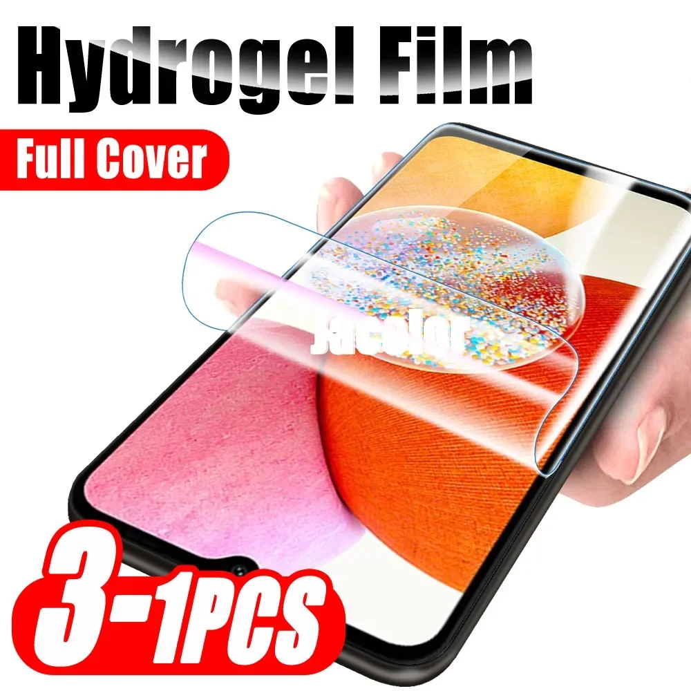 1-3PCS Hydrogel Film For Samsung Galaxy A14 4G A24 5G A54 A34 Sansung Sumsung Samsun Galaxi A 14 24 5 4 G 54 34 Screen Protector