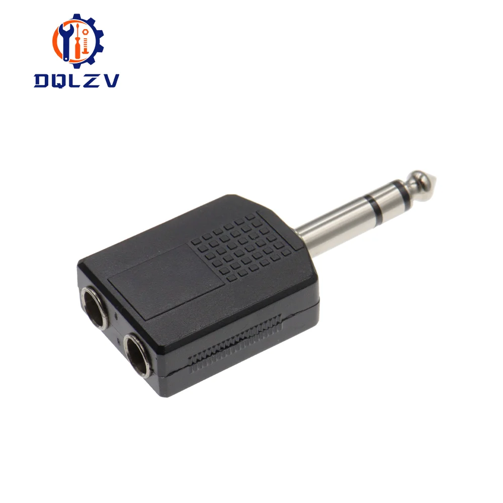 Stereo Mono 1/4" Y Splitter Audio Adapter Splitter 6,35 Stecker Stecker auf 2 Buchse 6,35
