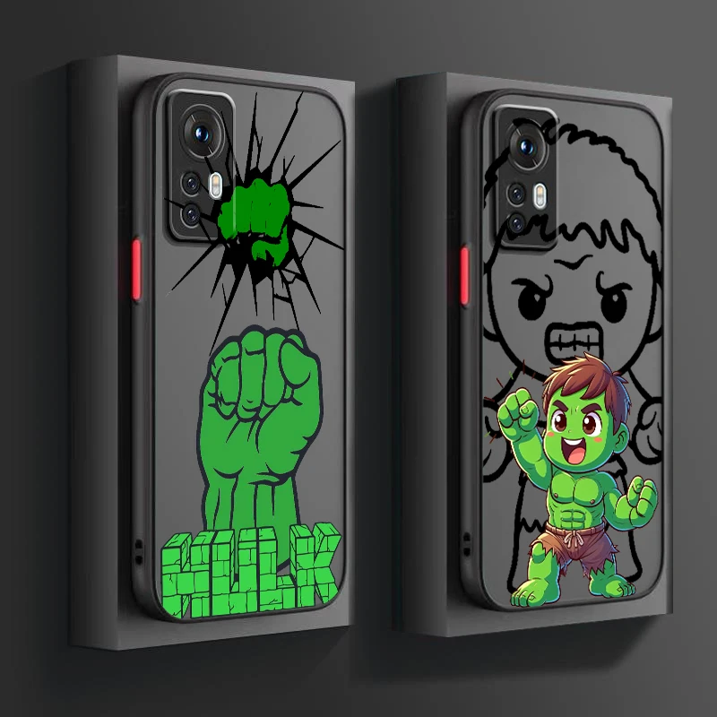 

Hulk Marvel Popular Cool Frosted Translucent For Xiaomi Mi 13 12 12T 11T 11 11i 10T 10 9T Pro Lite Ultra 5G Matte Phone Case
