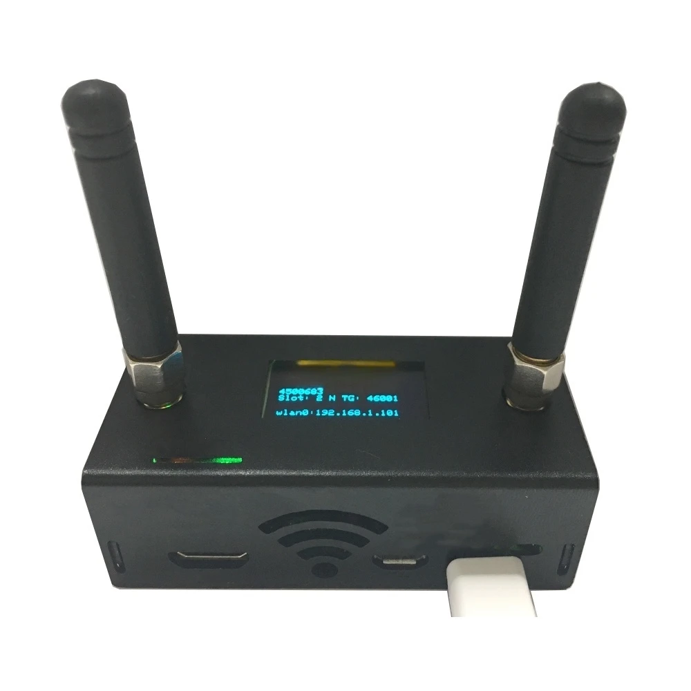 Assembled MMDVM Duplex Hotspot Support P25 DMR YSF NXDN With Raspberry Pi Zero W OLED +Antenna 8G Card