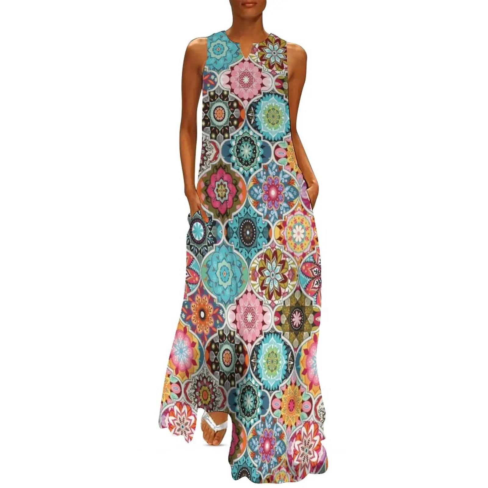 

Bohemian summer Long Dress Beachwear Woman"s evening dress prom clothes cocktail dresses