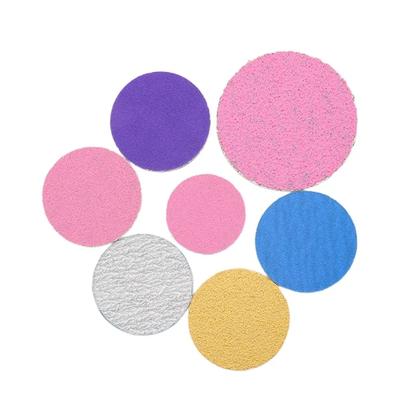 New~Blue Sanding paper 50/pcs Pedicure Foot Care Tools 15mm 20mm 25mm 35mm nail drill bit Disk disc Salon Calluse Replaceable