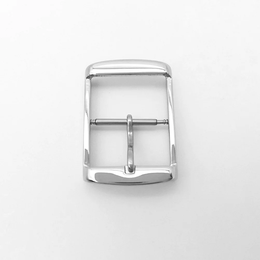 4Pcs Watch Strap Replacement Buckle Durable Metal Clasp Elegant Rectangular Design Adjustable Length Compatible Various Watches