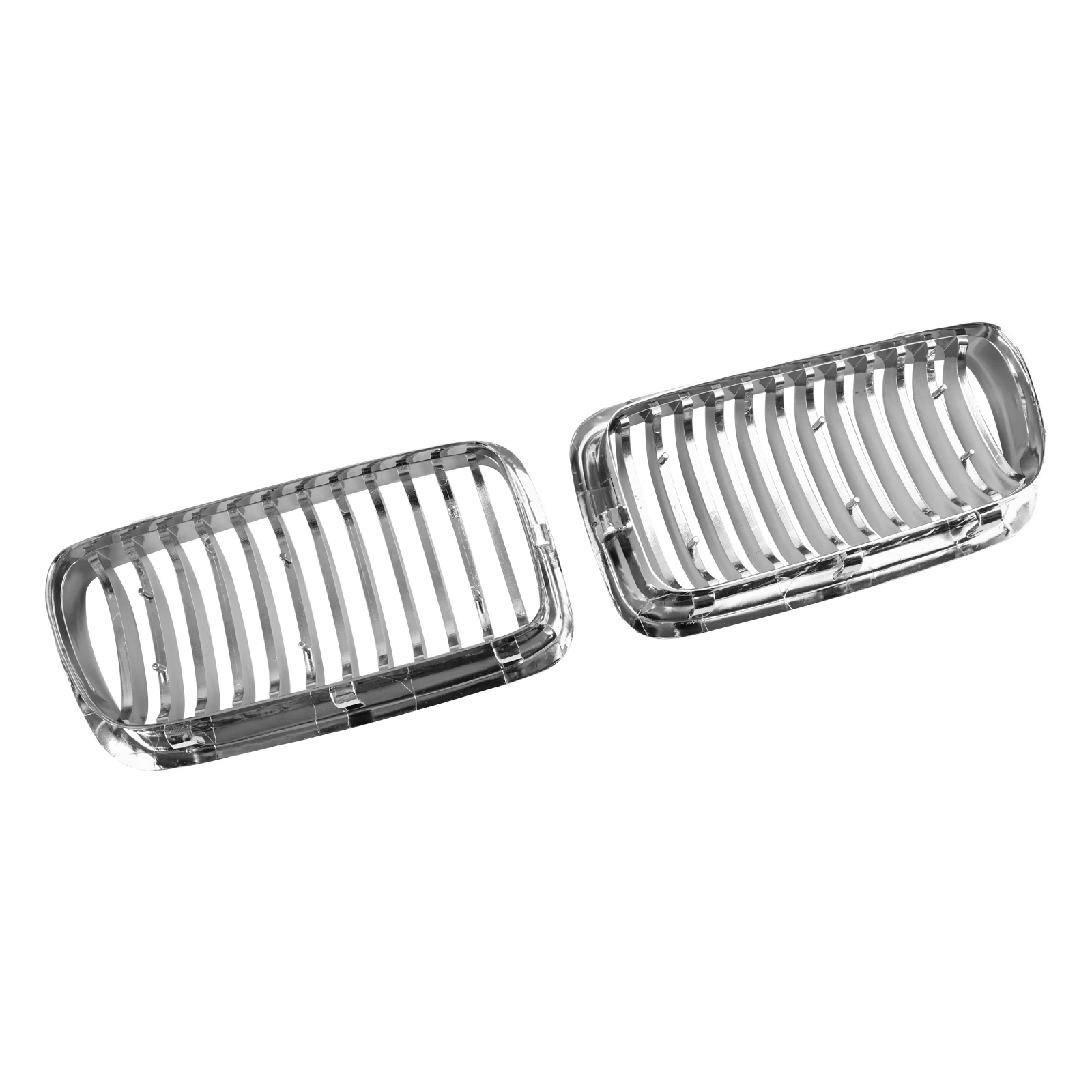 

For BMW 7 Series E38 1994-2001 2PCS Chrome Front Kidney Grill Grille