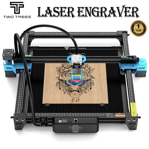 Twotrees TTS-55Pro iniciante gravador a laser wifi controle offline 40w diy carpintaria máquina de corte e gravação a laser máquina cnc