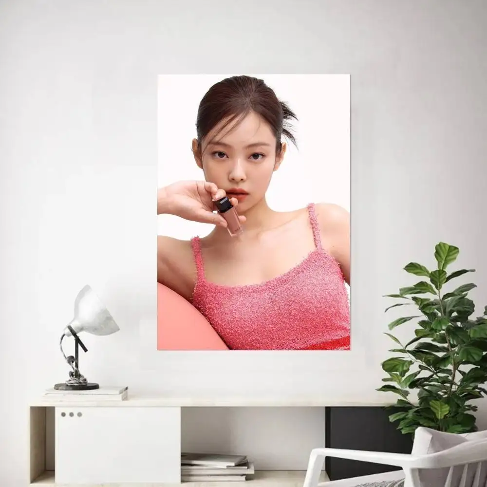 جيني كيم الوردي ملصق غرفة نوم ملصقات جدار غرفة المعيشة جدارية معلقة اللوحة ديكور المنزل الحديث #2