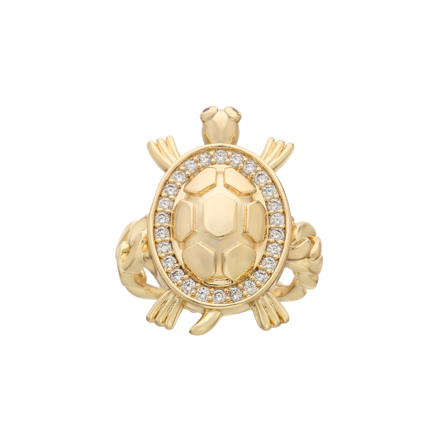 Animal Rings Turtle Ring 7/8/9 Weight 8.5g/Lucky Fashion Parents Gift Work Business Decoration Brass Ring