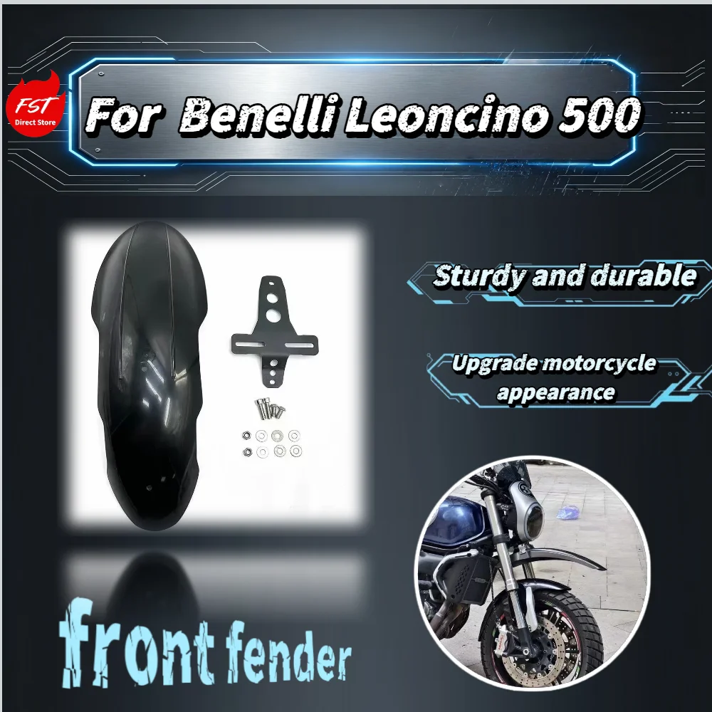 For Benelli Leoncino 500 Motorcycle High-position Front Mudguard Fender Anti-sand Protection Mod Parts