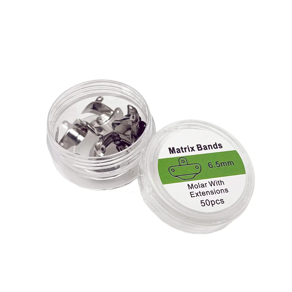 Tandheelkundige Matrix Bands NITI Metalen Matrices Klem Ring Sectionele Voorgevormde Matrix Systeem Vastklemmen Tandarts Gereedschap Tandheelkunde Materiaal