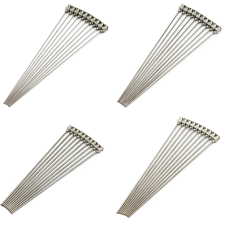 ABKJ-10 Pieces Dispensing Needle 6 Inch Stainless Steel Blunt Tip Luer Connector Stainless Steel Blunt Needles