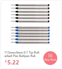 3,88 Zoll/98 mm lange Kugelschreiber-Tinte, Nachfüllung für Montblanc Mont Blanc PN: 116190 124493 P164 Kugelschreiber-Kugelschreiberspitze: 1,0 mm – Detail 13
