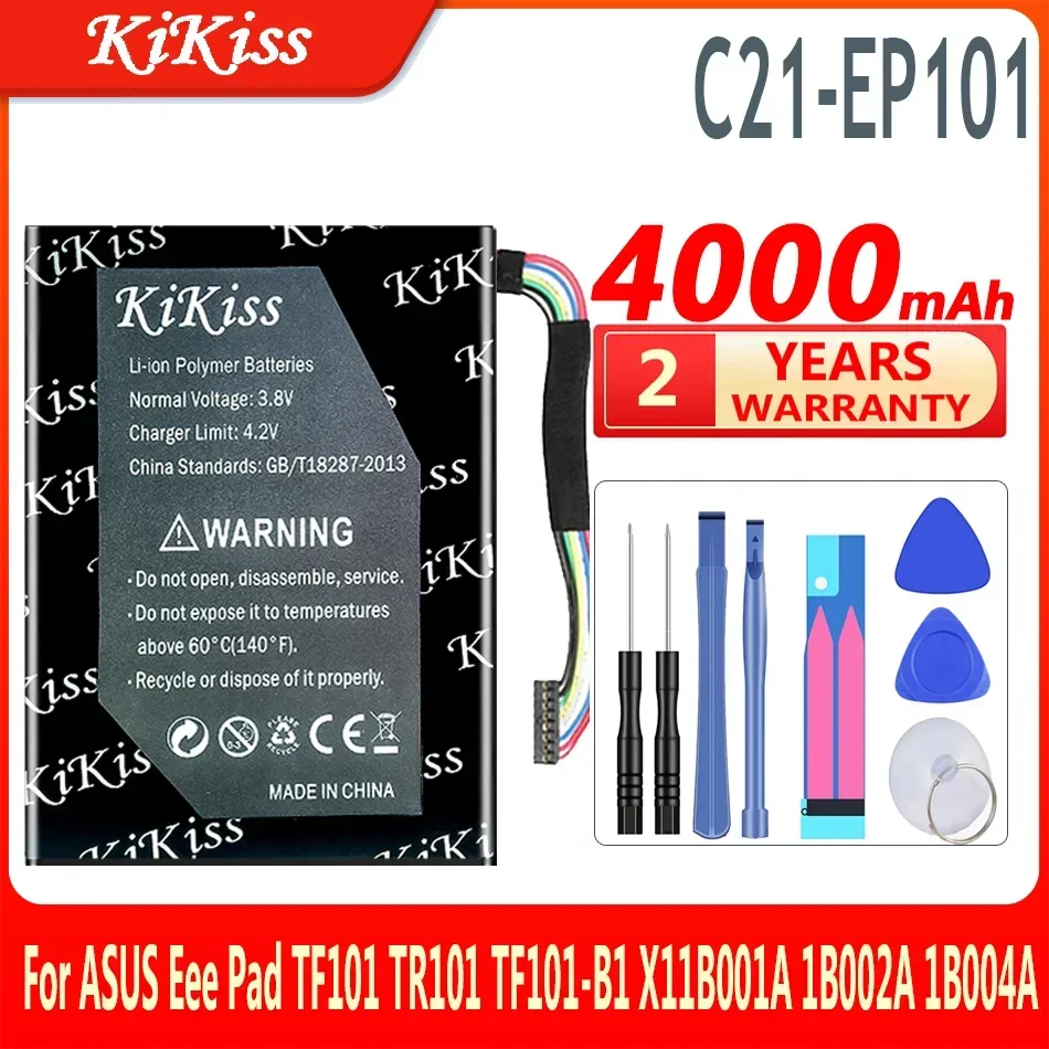 

KiKiss C21-EP101 C21EP101 Аккумулятор для ASUS Eee Pad Transformer TF101-B1 TF101-X1 TF101 TR101 Аккумуляторы для планшетов