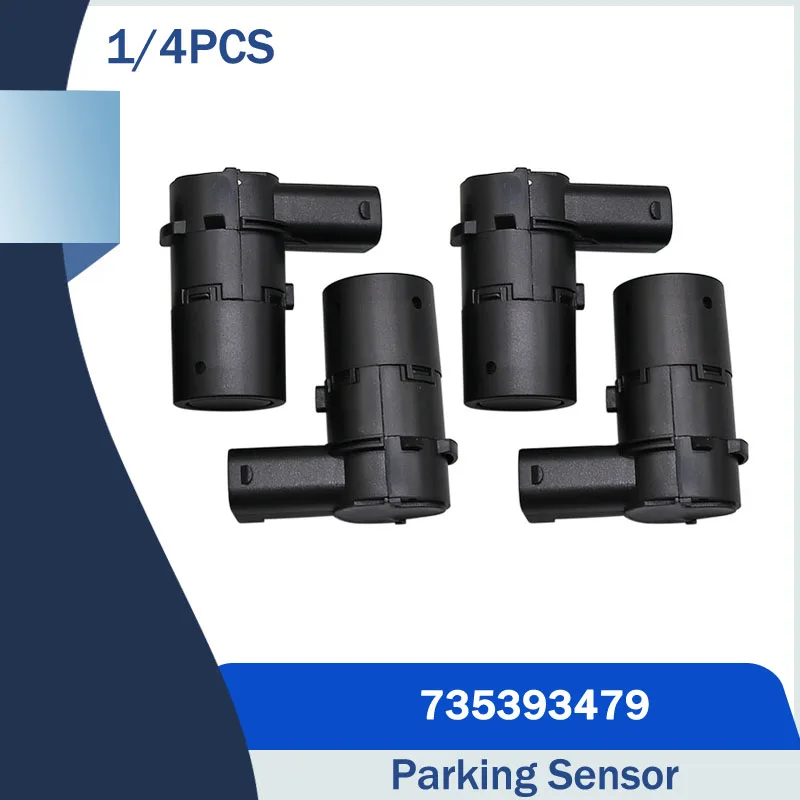 1/4 Uds Sensor de aparcamiento PDC 735393479 para Fiat Croma Ducato Idea de autobús Multipla Palio Stilo Alfa Romeo 147 Lancia Delta