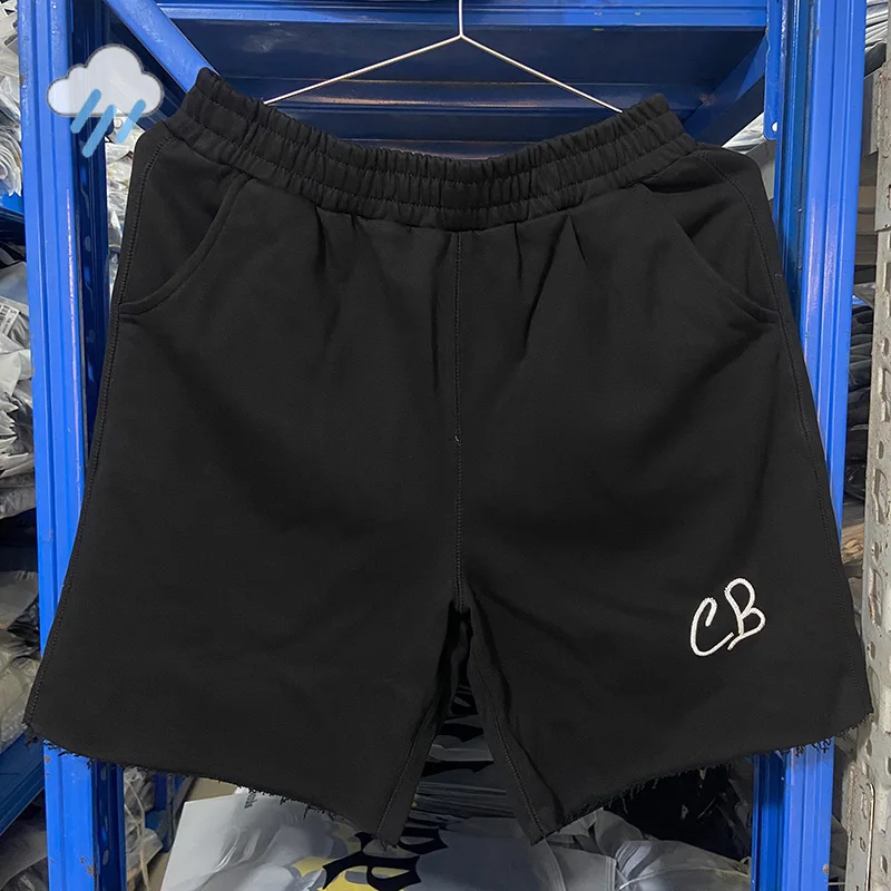 Purple Black White Casual Fashion Drawstring Breeches Men Women Summer Classic Simple CB Letters Logo Embroidery Shorts