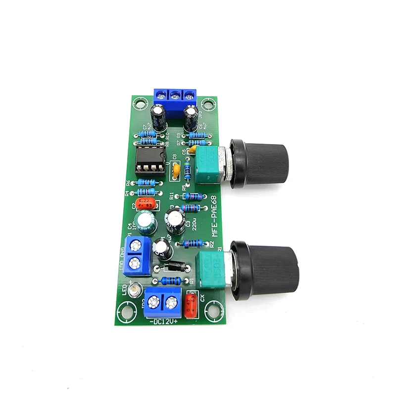 High-precision Single Supply Low Pass Filter Board Subwoofer Preamp Board 2.1 Channel DC 10-24v 22hz-300hz