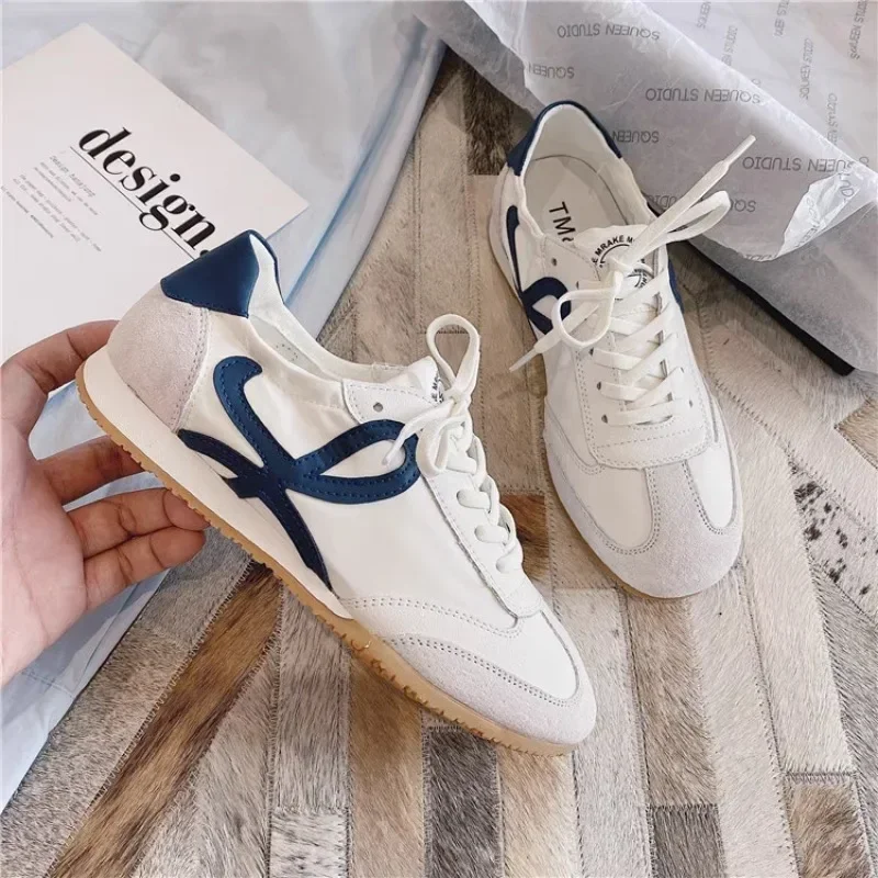 Women\'s Sneakers New Casual Shoes Outdoor Tennis Training Shoes for Women Lace Up Running Shoe Light Walking Flats Zapatos Mujer