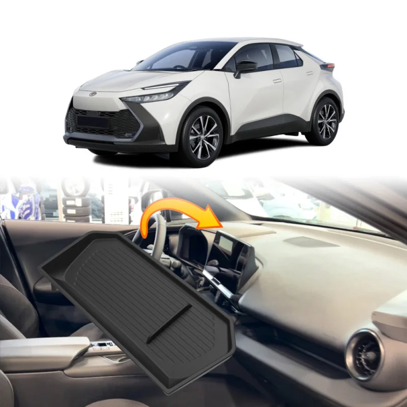 Dla Toyota CHR C-HR 2024 2025 ekran nawigacyjny tylny centralny podłokietnik sterujący ładowanie bezprzewodowe silikonowa podkładka antypoślizgowa do przechowywania — zdjęcie 5