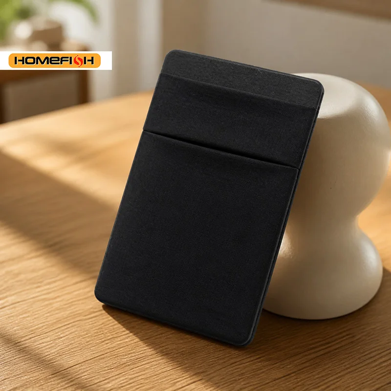Modischer Elastischer Handy-Kartenhalter, Selbstklebende Aufklebertasche für Mobiltelefon, Kreditkarten, Ausweise und Bargeld – Detail 3