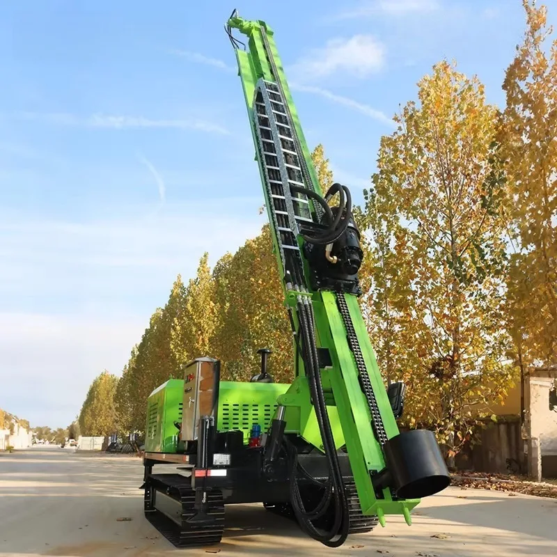 Hydraulic Photovoltaic Pile Driver Diesel Engine Core Power Head For Ground Drill Solar Racking Structure Assembly