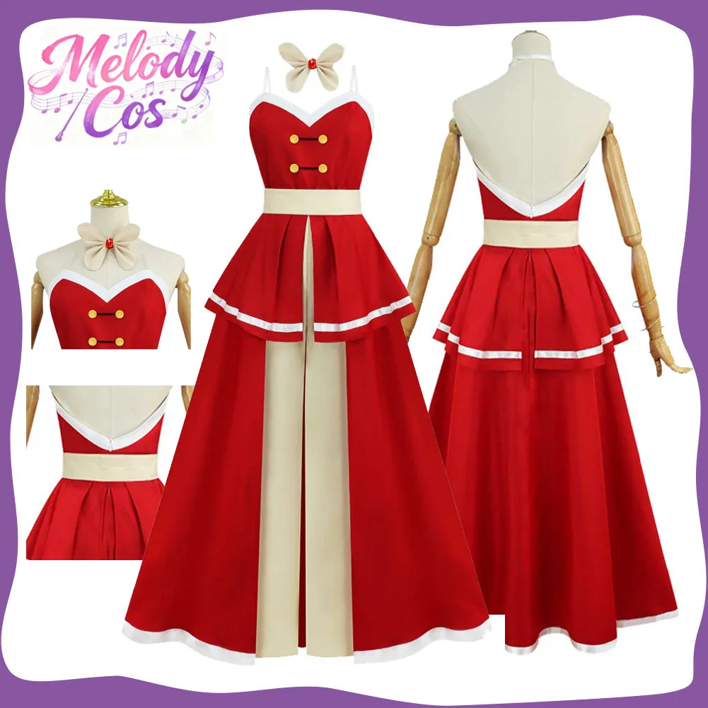 

Fantasia Charlie Cosplay Costume Anime Hotel Roleplay Women Tops Pants Belt Outfits Halloween Carnival Disguise Party Suit