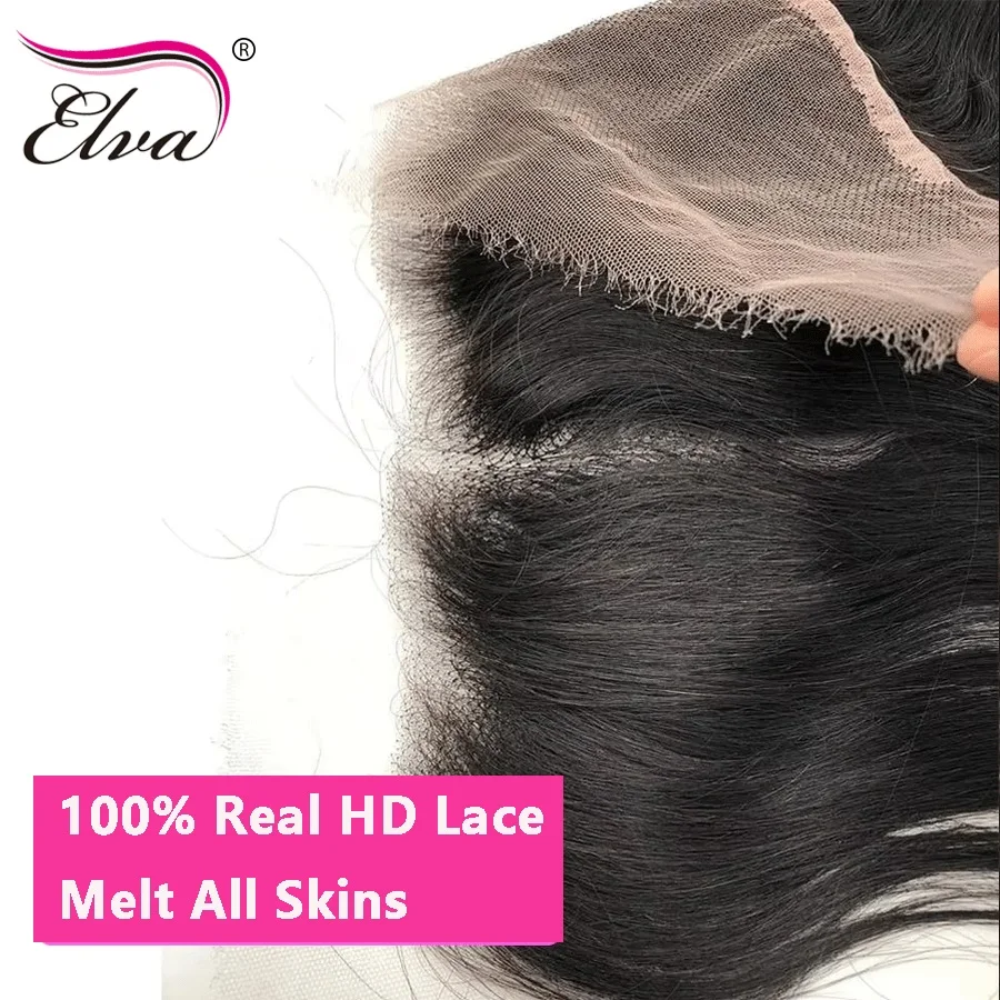 SKINLIKE 13x6 HD Lace Frontal Only Straight Deep Parting HD Lace Closure Human Hair Melt Skins Pre Plucked Virgin hair For Women