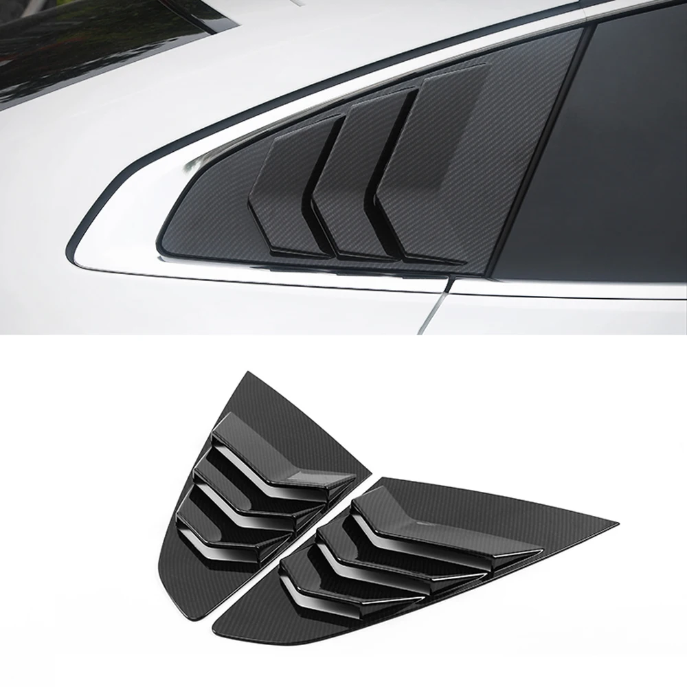 Fit For Vw Volkswagen Arteon Cc 2017-2021 Car Components Rear Triangle Window Shutter Cover Trim 2pcs