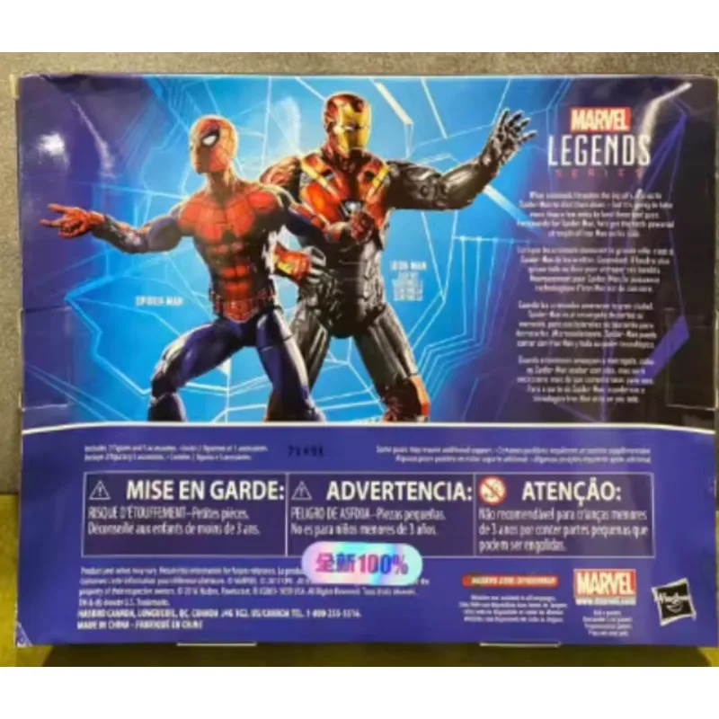 

Оригинальная серия Marvel Legends: фигурки Человека-паука и Железного человека, модель игрушек, подарок