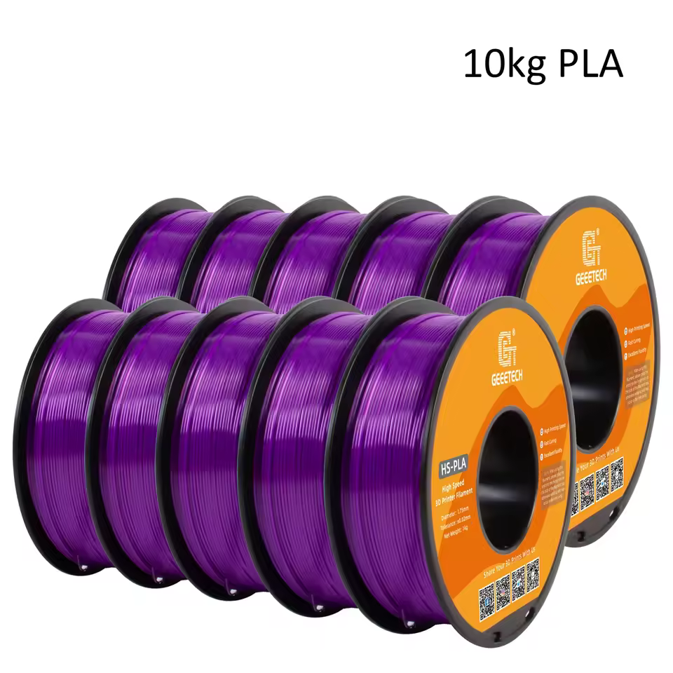 GEEETECH 10Kg High Speed PLA 3d priner Filament 1kg 1.75mm, faster curing...