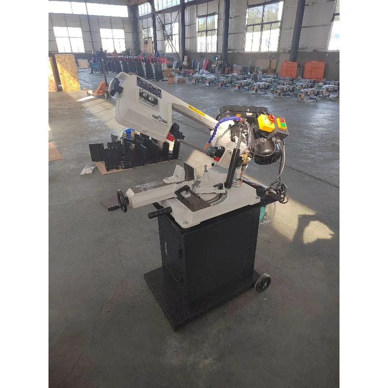 MBS150 240V 50Hz 550W Nowa, dobra jakość, automatyczna przecinarka do prętów stalowych, metalu, piła do cięcia z automatycznym odcięciem.