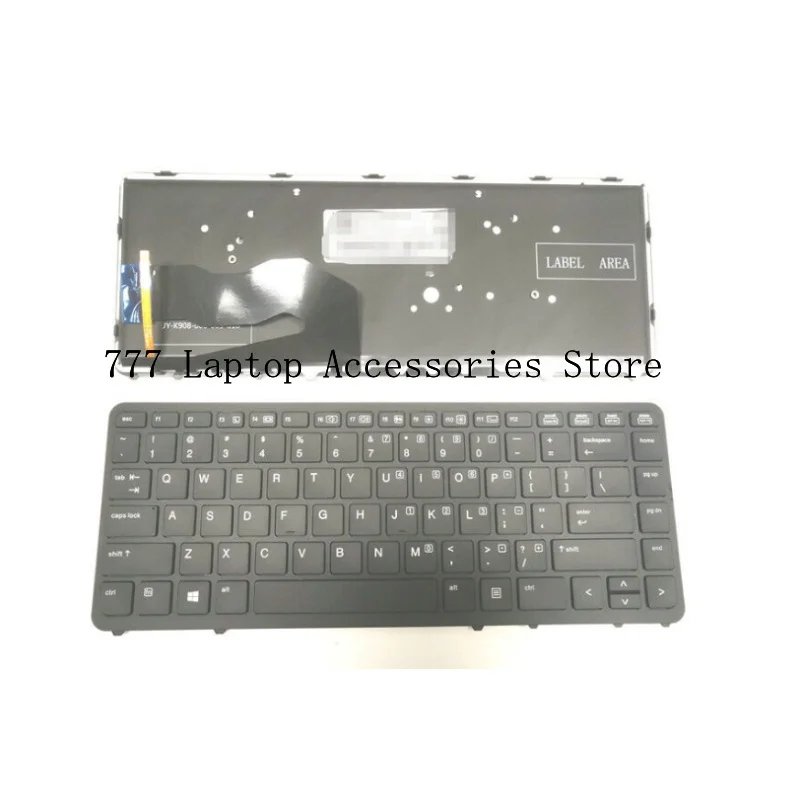 

776475 -001 новая клавиатура с подсветкой в США для ноутбука EliteBook 840 G2 для HP W/Pointing