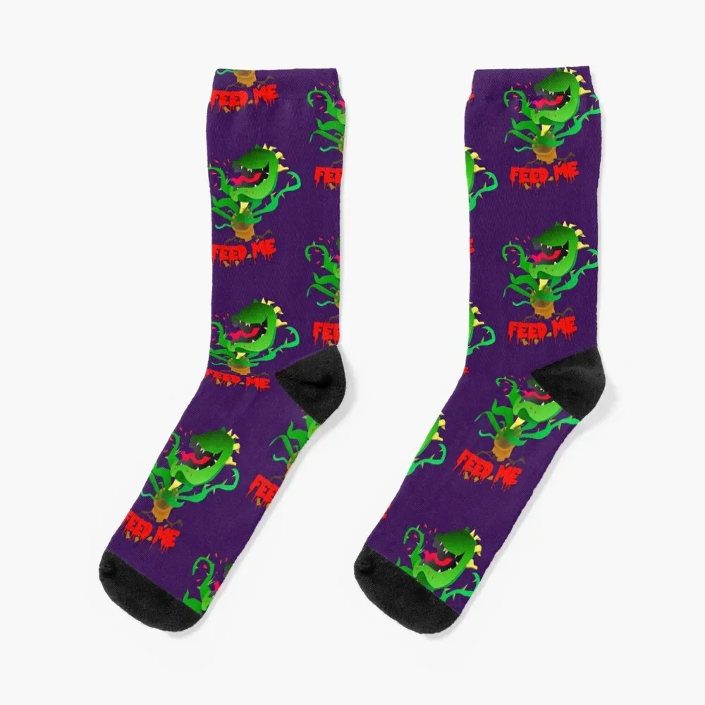 

Feed Me Socks fashionable New year's Socks For Women Men's