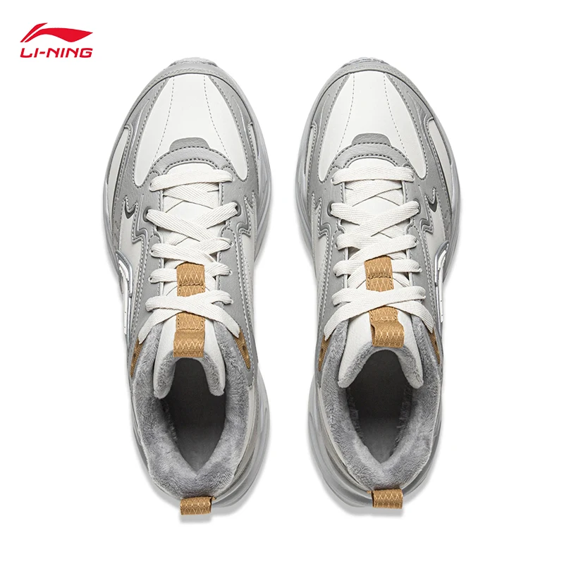 

LI-NING Lifestyle Men LN DEFENDER Shoes Fleece Winter Warm Comfortable Leisure Sports Shoes AGCV395