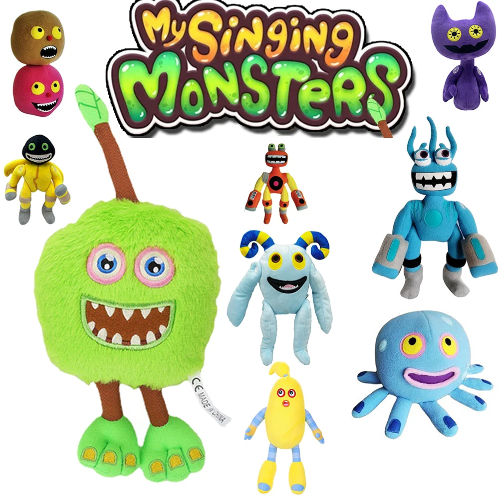 Anime plush My Singing Monsters Plush Toy Cartoon Game Plush Toys Soft Stuffed Horror Game Doors Plush Doll for Kids