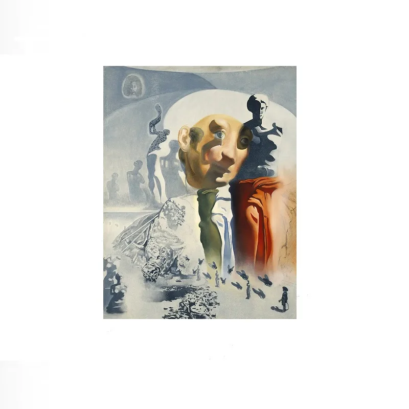 the Hallucinogenic toreador Salvador Dali Painting, Art Print Canvas Poster, Living Room Decor