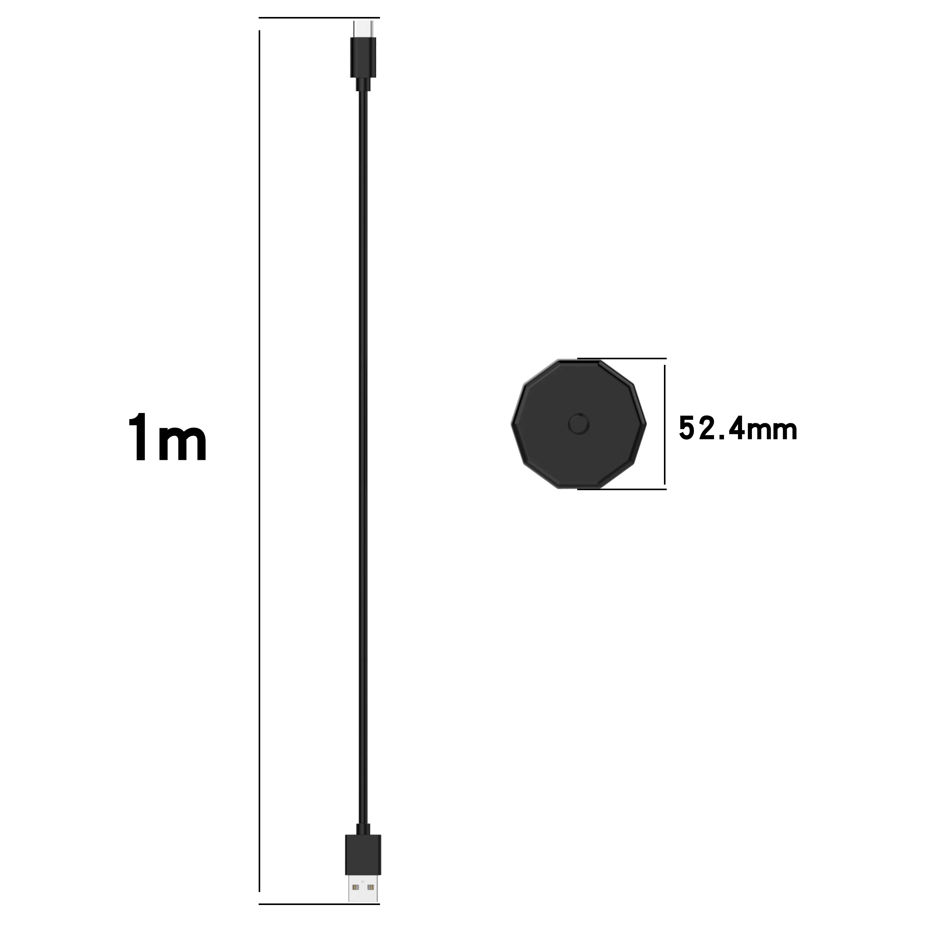 Kabel ładujący USB o długości 1 m do elektrycznej szczoteczki do zębów Braun Oral-B, ładowarka, stacja dokująca, magnetyczny przewód ładujący