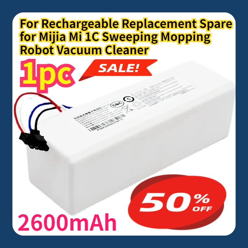 

For Rechargeable Replacement Spare for Mijia Mi 1C Sweeping Mopping Robot Vacuum Cleaner