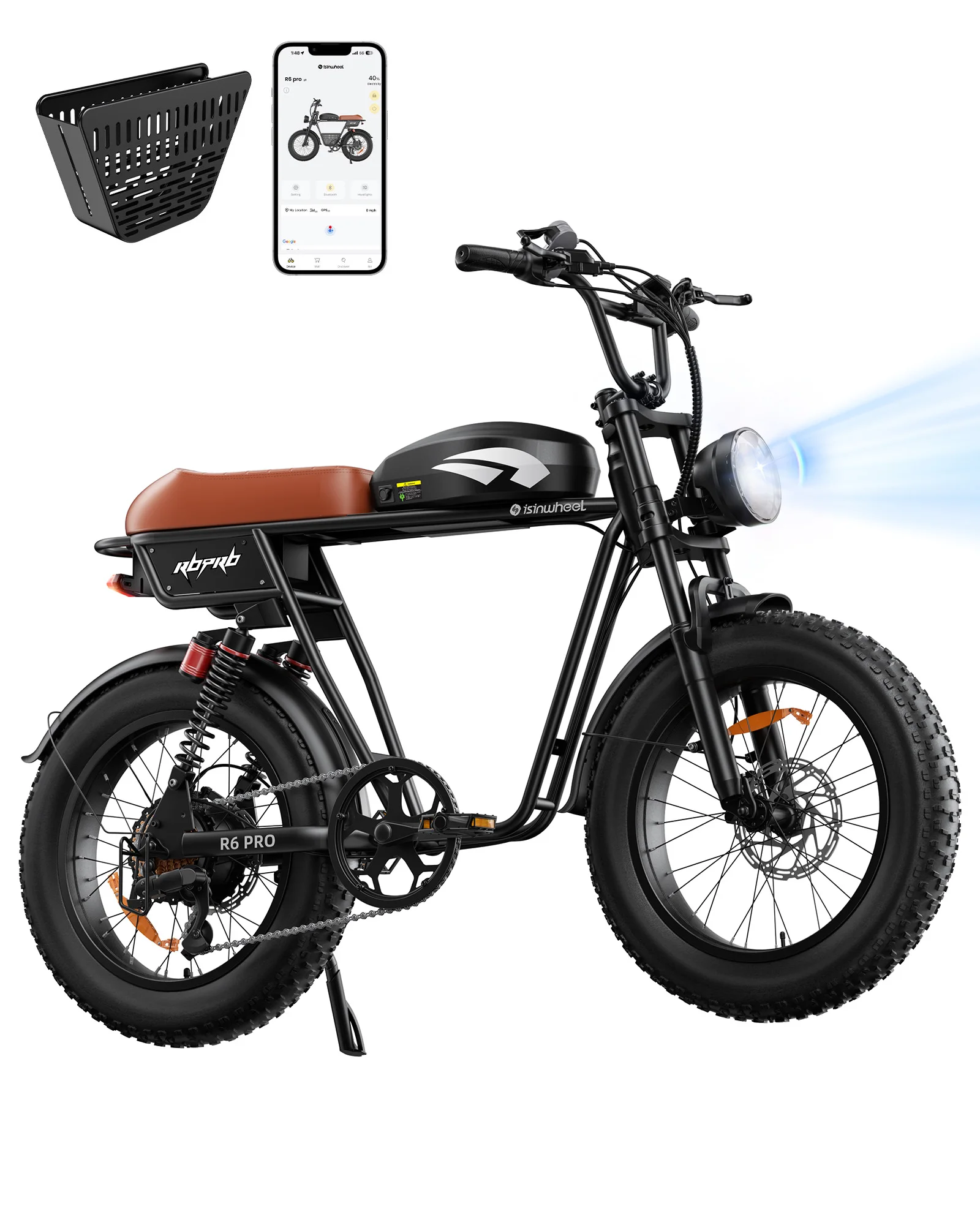 R6 Pro Electric Bike for Adults, 20