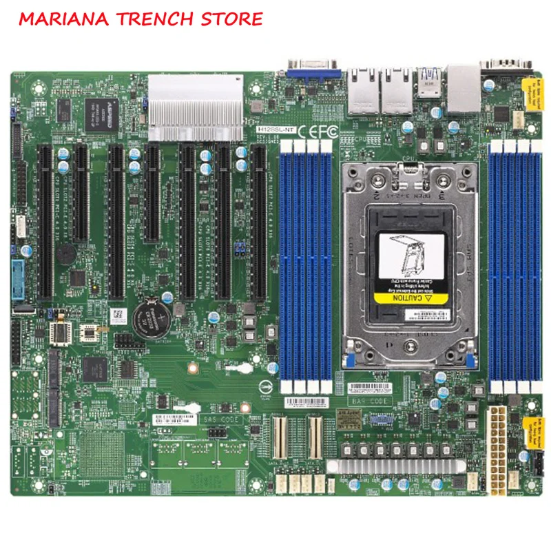 

H12SSL-NT for Supermicro Motherboard EPYC 7003/7002 Series Processor SlimSAS x8 Dual 10GBase-T LAN