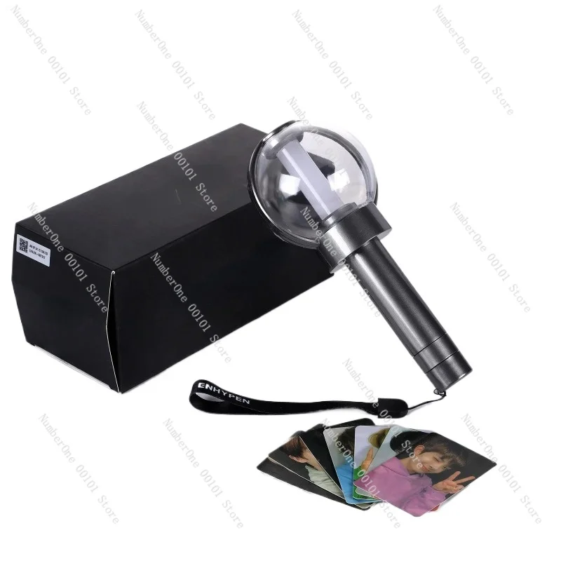 NEW Kpop  Lightstick with LOMO Cards Offcial Concert Light Stick Bluetooth-Compatible