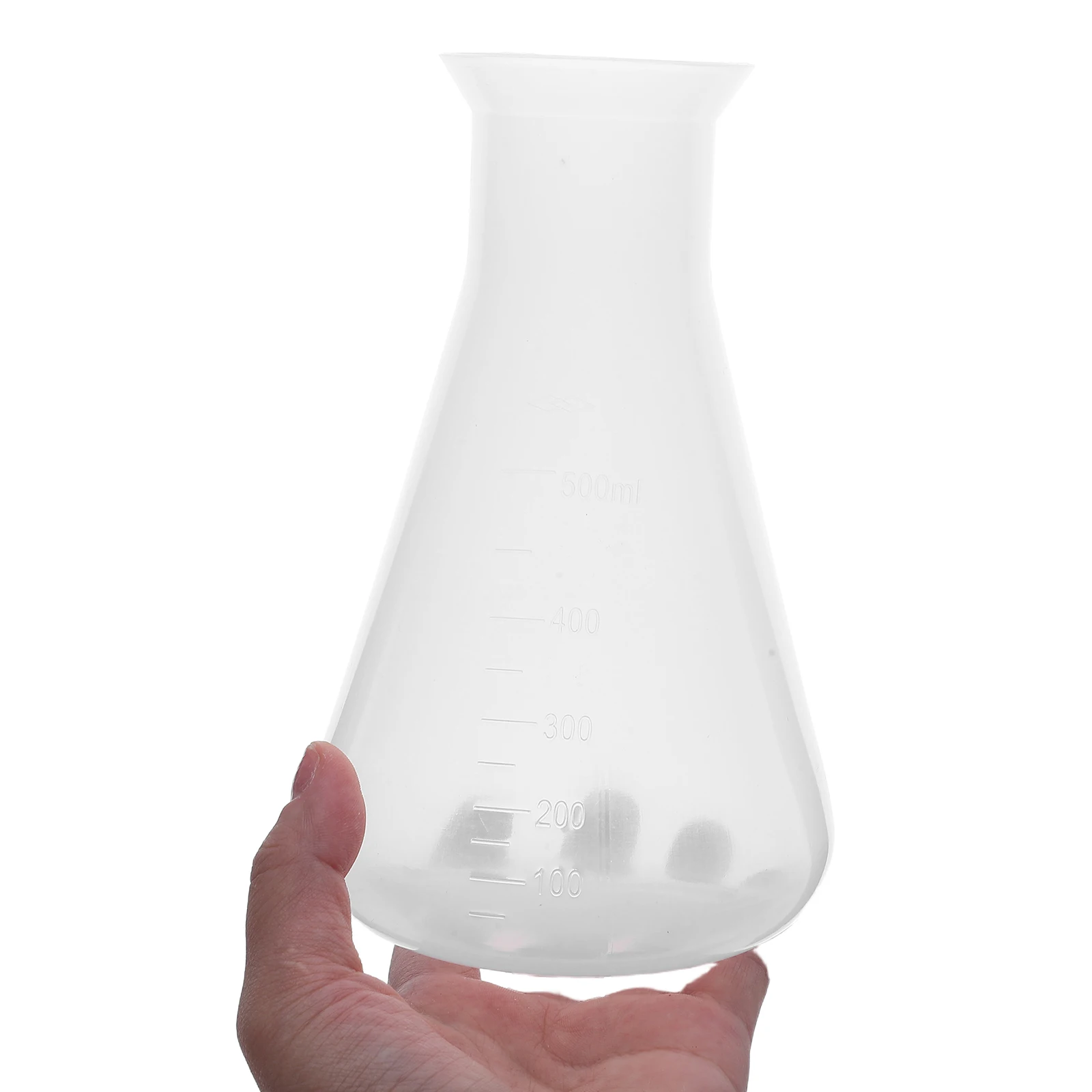 

Laboratory Flask Bottles with Graduated Scale Erlenmeyer Transparent for Learning