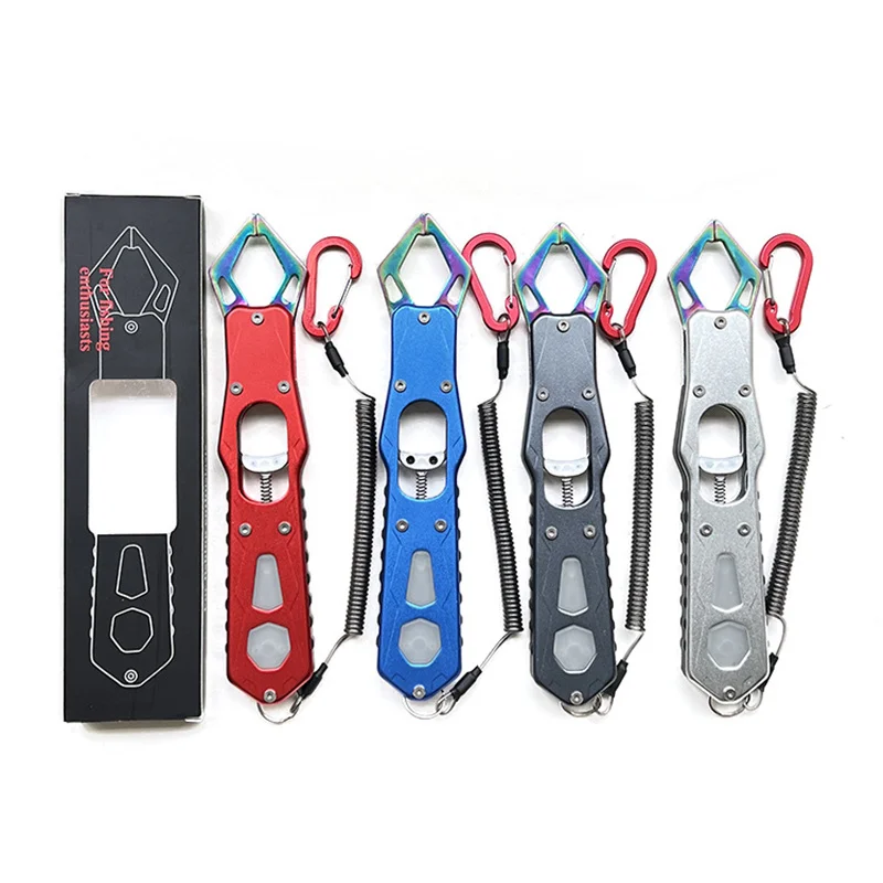 

Y54 Fishing Grip Stainless Steel Controller Fish Tongs Gripper Glow-In-The-Dark Fish Lift Fishing Gear Accessories
