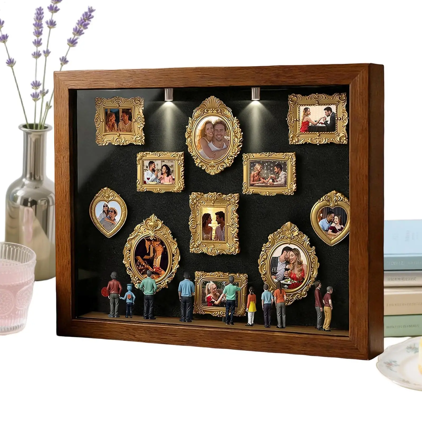 DIY Mini Museum Silhouette Box Memory Display Kit