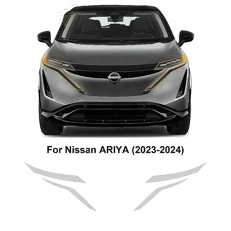 For Nissan ARIYA 2023 2024 TPU Blackened Headlight Taillight Foglight Protective Film Headlight Tail Lamp Color Changing Films